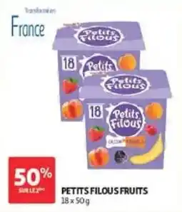 Auchan Petits Filous Fruits offre