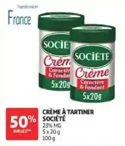 Auchan SOCIÉTÉ Crème offre