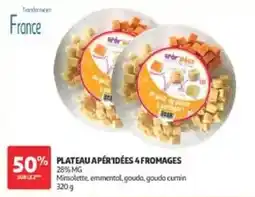 Auchan apéritif 4 fromages offre