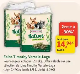 Maxi Zoo Versele-Laga Nature Timothy Hay offre