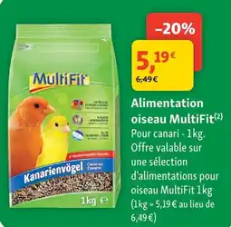 Maxi Zoo MultiFit Alimentation oiseau offre