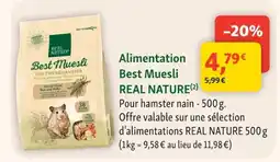 Maxi Zoo REAL NATURE Best Muesli offre