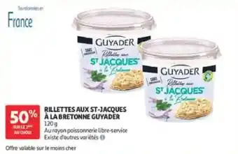 GUYADER Rillettes aux St-Jacques à la Bretonne