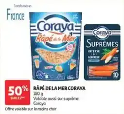 Auchan Coraya Râpé de la Mer offre