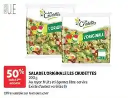 Auchan Les Crudettes SALADE L'ORIGINALE offre