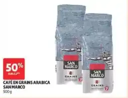 Auchan SAN MARCO CAFÉ EN GRAINS ARABICA offre