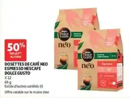 Auchan NESCAFE DOLCE GUSTO neo offre