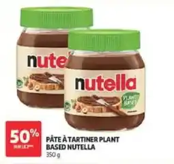 Auchan Nutella Pâte à tartiner plant based offre