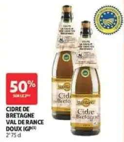 Auchan Cidre Bretagne offre
