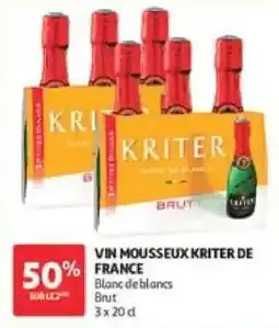 Auchan KRITER VIN MOUSSEUX offre
