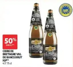 Auchan Val de Rance Cidre de Bretagne offre