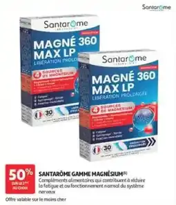 Auchan Santarome gamme magnėsium offre