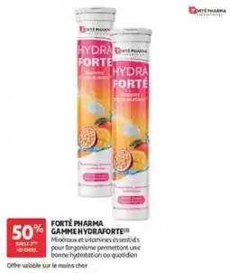Auchan Forte pharma gamme hydraforte offre