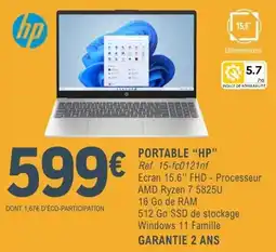 E.Leclerc Espace Culturel HP PORTABLE offre