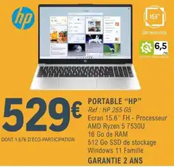 E.Leclerc Espace Culturel HP PORTABLE offre
