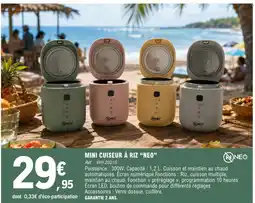 E.Leclerc NEO Mini Cuisseur à Riz offre