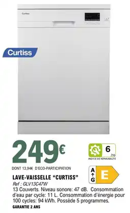 E.Leclerc Curtiss LAVE-VAISSELLE offre