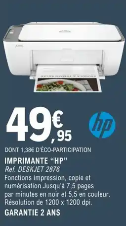 E.Leclerc Espace Culturel HP IMPRIMANTE offre