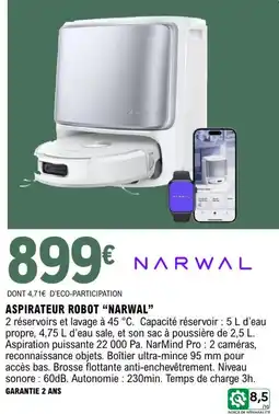 E.Leclerc NARWAL Aspirateur robot offre