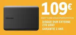 E.Leclerc Espace Culturel TOSHIBA DISQUE DUR EXTERNE offre