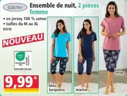 Norma EllieNor Ensemble de nuit, 2 pièces femme offre
