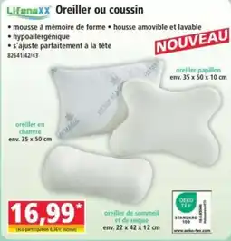 Norma LifenaXX Oreiller ou coussin offre