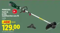 Lidl PARKSIDE Outil de jardin multifonction sans fil offre