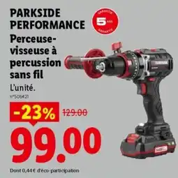 Lidl PARKSIDE Perceuse-visseuse à percussion sans fil offre