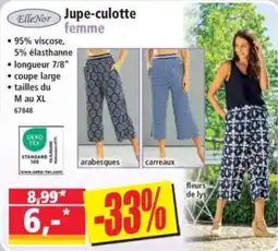 Norma ElleNor Jupe-culotte femme offre