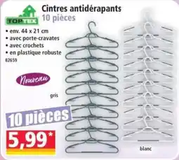 Norma TOPTEX Cintres antidérapants offre