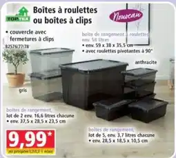 Norma TOPTEX Boîtes à roulettes offre
