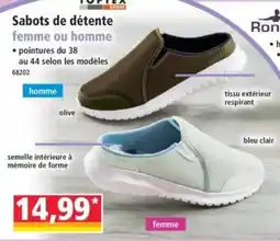 Norma TOPTEX Sabots de détente offre