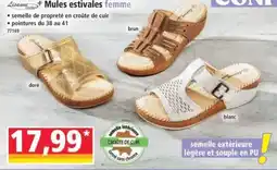 Norma Lisanne Mules estivales femme offre