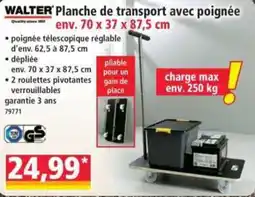 Norma WALTER Plancher de transport avec poignée offre