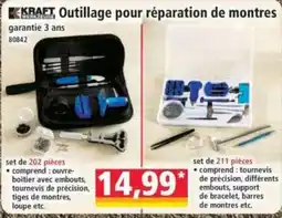 Norma KRAFT Outil pour réparation de montres offre
