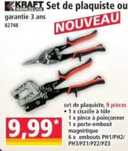 Norma KRAFT Set de plaquiste ou offre
