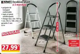 Norma KRAFT Escabeau pliant offre