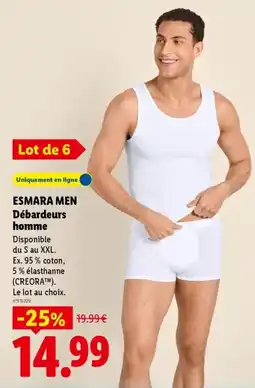 Lidl ESMARA MEN Débardeurs homme offre