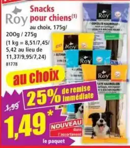 Norma Roy Snacks pour chiens offre