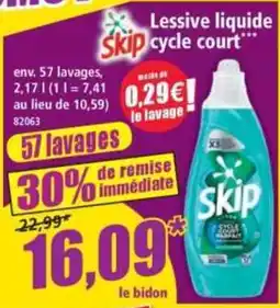 Norma Skip Lessive liquide offre
