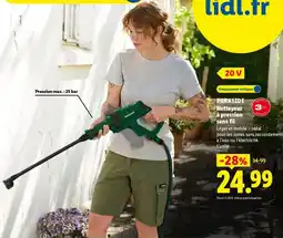 Lidl PARKSIDE Nettoyeur à pression sans fil offre