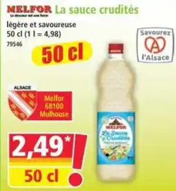 Norma Melfor La sauce crudités offre