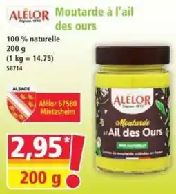 Norma Alélor Moutarde à l'ail des ours offre