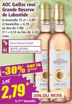 Norma Gaillac rosé Grande Réserve de Labastide offre