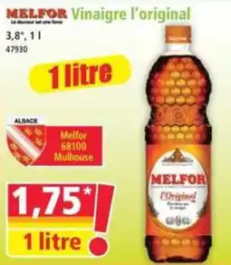 Norma Melfor Vinaigre l'original offre