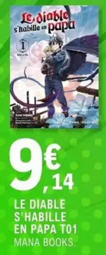 E.Leclerc Espace Culturel Le diable s'habille en papa t01 offre