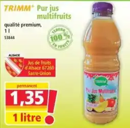 Norma TRIMM Pur jus multifruits offre