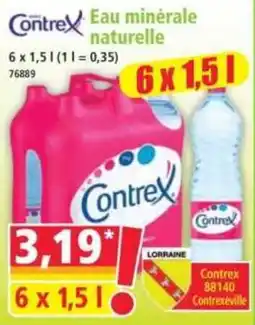 Norma Contrex Eau minérale naturelle offre