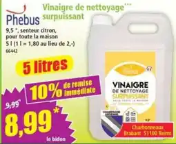 Norma Phebus Vinaigre de nettoyage surpuissant offre