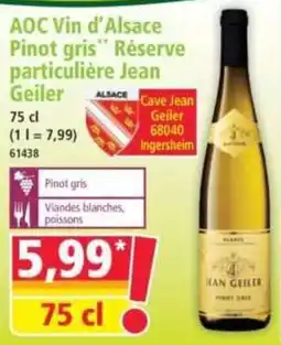 Norma Jean Geiler Pinot gris offre